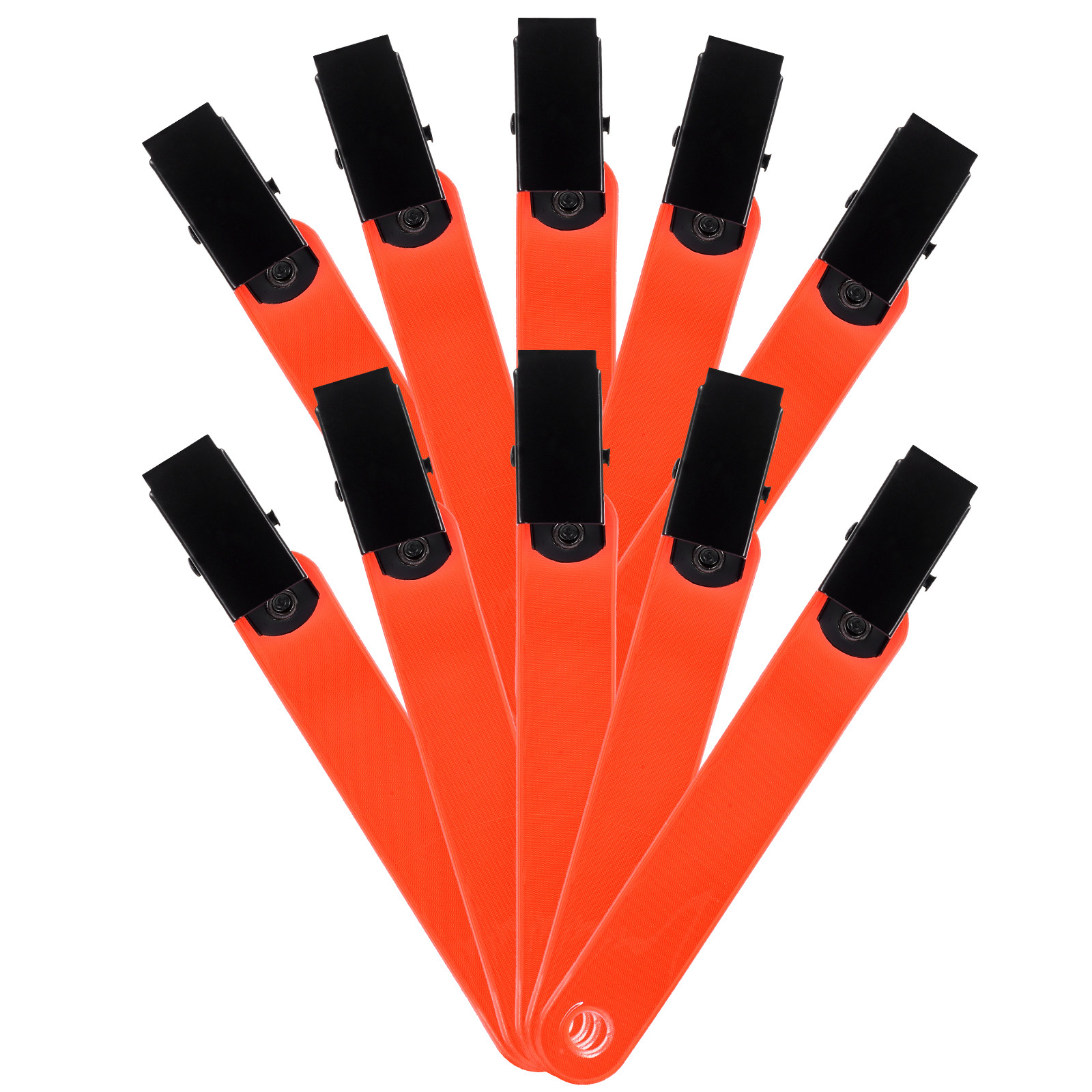 Running Visibility Gear - 12개입, 눈에 잘 띄는 형광색 반사