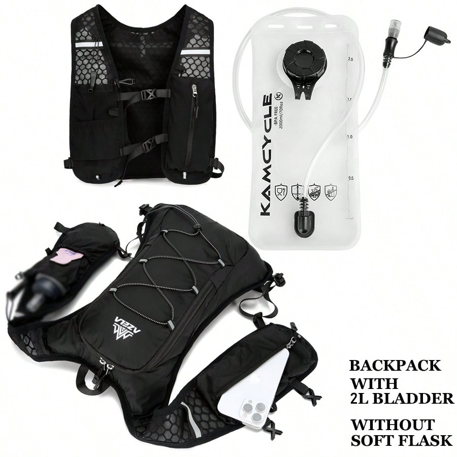 Hydration Vest - 2L 물통이 내장된 러닝 조끼형 배낭
