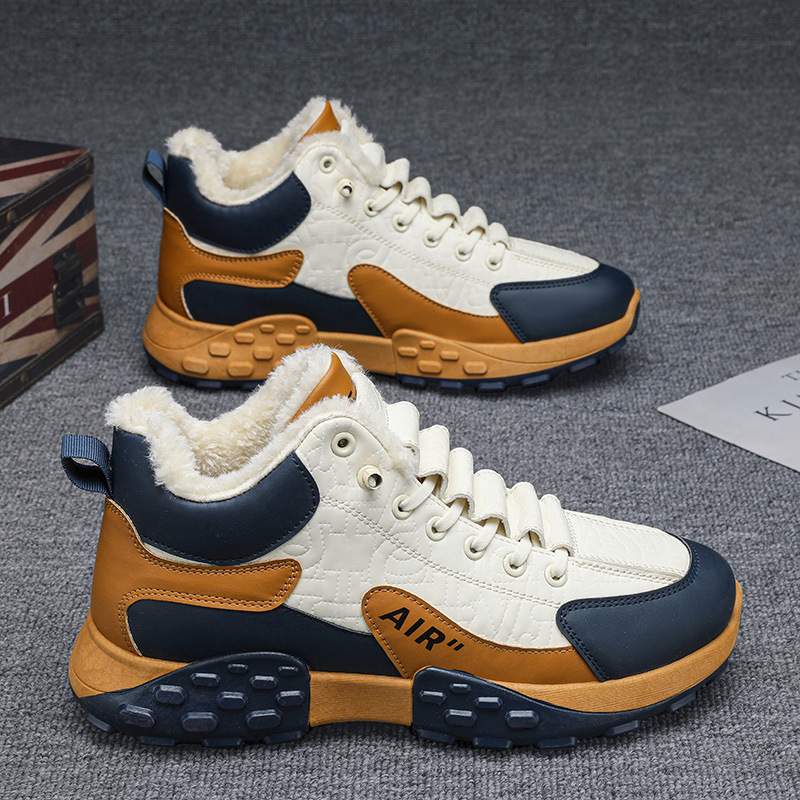 Running Shoes Men - 남성 플랫폼 따뜻한 면화 신발 남성