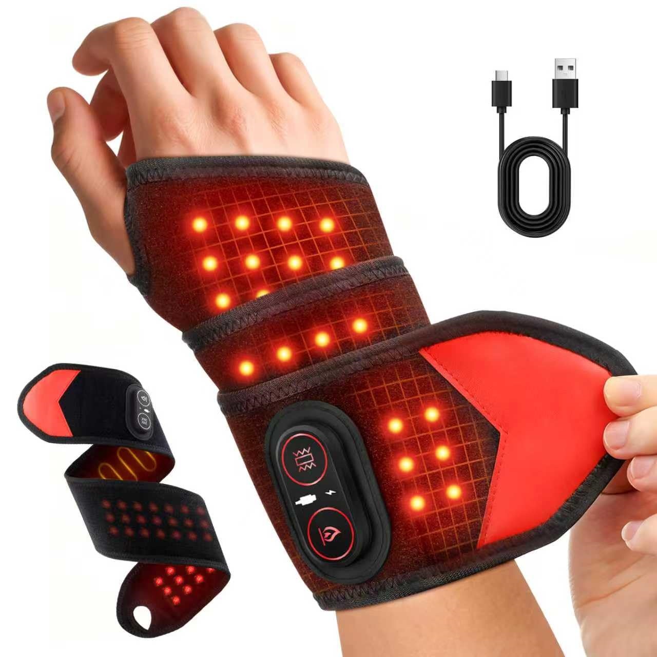 휴대용 적색광 치료 랩 660nm 850nm LED 광 - Ankle Brace 리뷰 및 가격