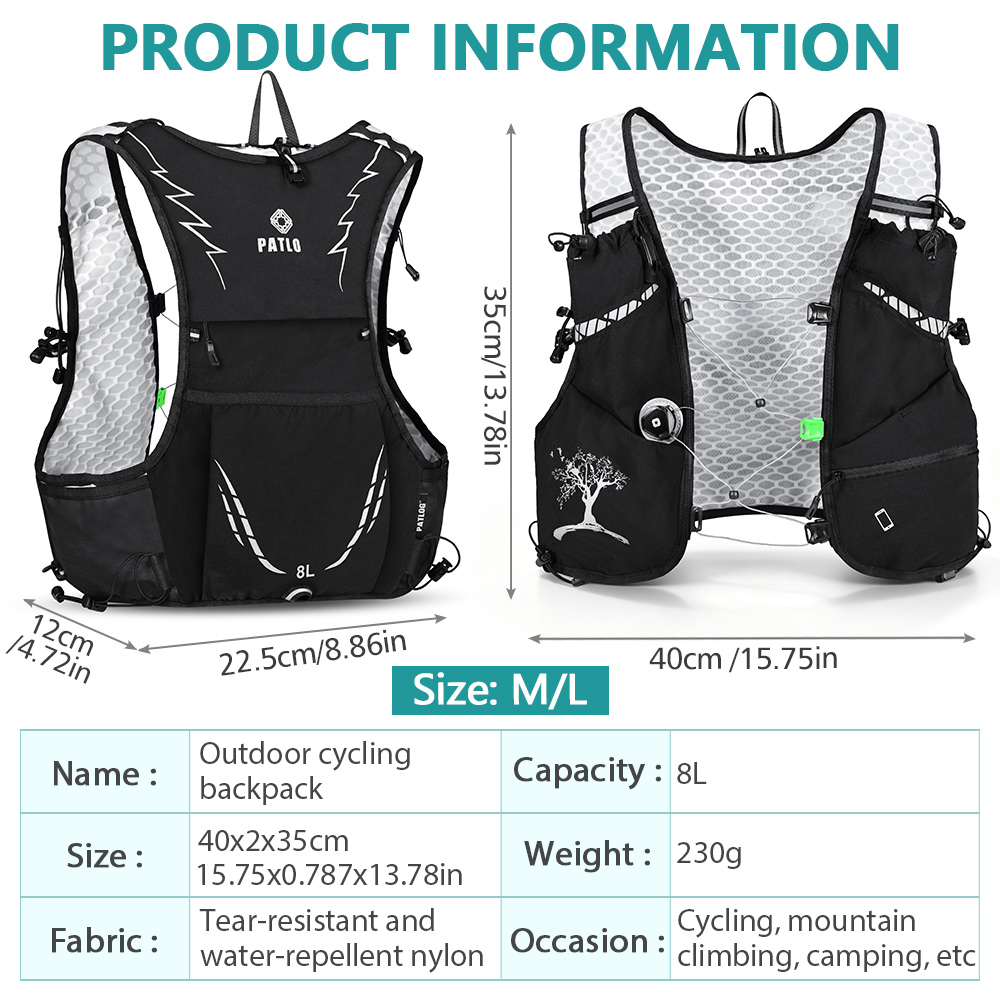 2026 신형 8L 아웃도어 트레일 러닝 백팩 초경량  - Hydration Vest 리뷰 및 가격