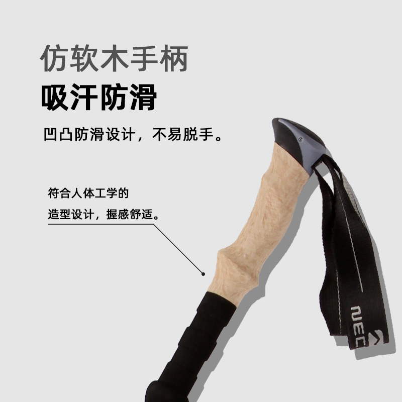 카본 파이버 5단 초경량 트레킹 폴 워킹 스틱 트레일  - Trekking Pole Carbon 리뷰 및 가격