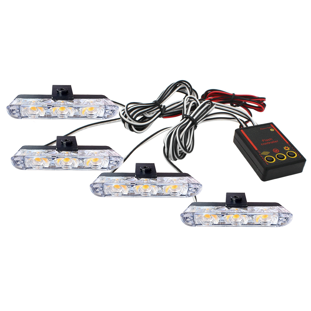 12V 자동차 그릴 스트로브 라이트 헤드 4x3 LED - Running Headlamp 리뷰 및 가격