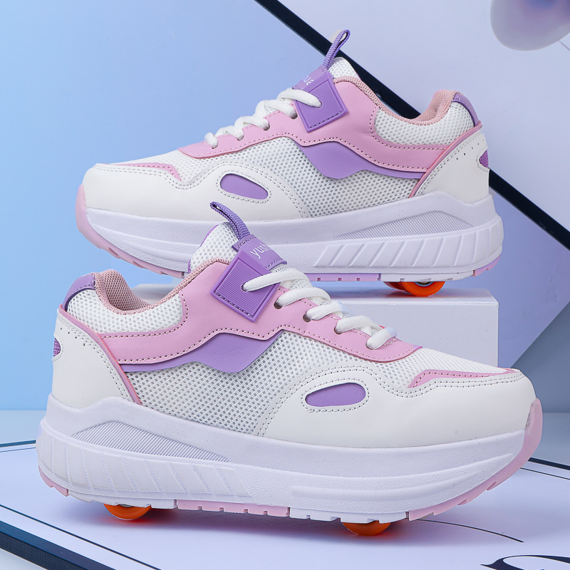 어린이용 롤러스케이트, 4개의 바퀴가 달린 분리형 스니 - Running Shoes Men 리뷰 및 가격