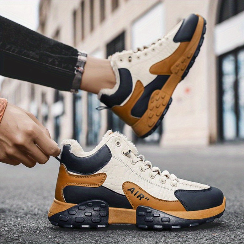 남성 플랫폼 따뜻한 면화 신발 남성 두꺼운 운동화 겨울 - Running Shoes Men 리뷰 및 가격