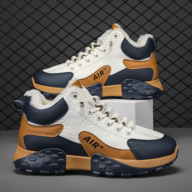 남성 플랫폼 따뜻한 면화 신발 남성 두꺼운 운동화 겨울 - Running Shoes Men 리뷰 및 가격