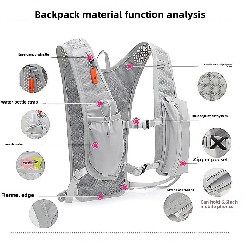 러닝폰 가방 야외 하이킹 조끼 가방 사이클링 조끼 가방 - Hydration Vest 리뷰 및 가격